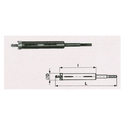 Vrták 40,0 x 200 x 360 mm trubkový pro rotační vrtání...