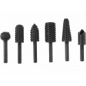 Rašple rotační do dřeva , sada 6 ks EXTOL PREMIUM  8803701